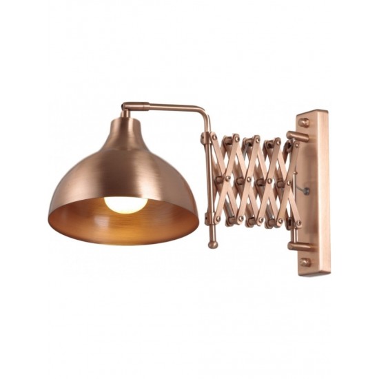 Modi Lighting HAP-4589-CPR Bakır Kaplama Aplik E27 Metal 22x45cm