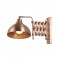 Modi Lighting HAP-4589-CPR Bakır Kaplama Aplik E27 Metal 22x45cm