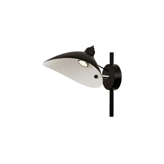 Modi Lighting Mod-4634-1BSY Siyah Boyalı Aplik E14 Metal 21x30cm