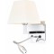 Modi Lighting HAP-4646-LED Krom Kaplama Aplik E14 Metal Kumaş 22x25cm