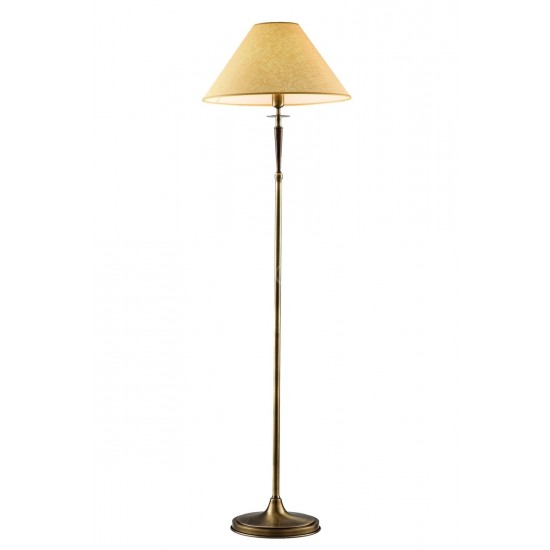 Modi Lighting Mod-4588-1E Eskitme Kaplama Lambader E27 Metal Ahşap Kumaş 50cm