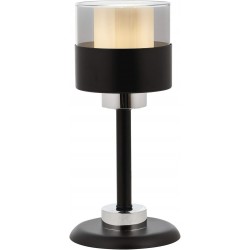 Modi Lighting MOD-4604-1BSY Siyah Boyalı Masa Lambası E27 Metal Cam 16cm