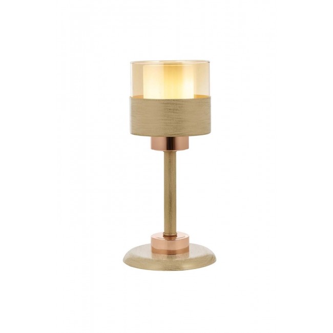 Modi Lighting MOD-4604-1KRM Krem Boyalı Masa Lambası E27 Metal Cam 16cm Modi Lighting MOD-4604-1KRM Krem Boyalı Masa Lambası E27 Metal Cam 16cm