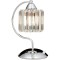 Modi Lighting MOD-4608-1K Krom Kaplama Masa Lambası E27 Metal Kristal 20x25cm