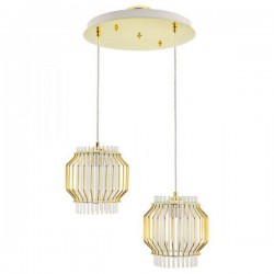 Modi Lighting 2’li Apollo Gold Yuvarlak Sarkıt Avize Mod-CKR-0008