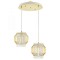 Modi Lighting 2’li Apollo Gold Yuvarlak Sarkıt Avize Mod-CKR-0008