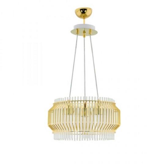 Modi Lighting 3’lü Apollo Gold Avize 40cm Mod-CKR-0018