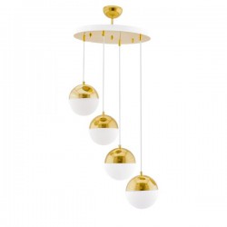 Modi Lighting 4’lü Küre Yuvarlak Gold Sarkıt Avize Mod-CKR-0124