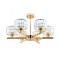 Modi Lighting 6li Venus Gold Kristal Taşlı Modern Avize Mod-CKR-0101