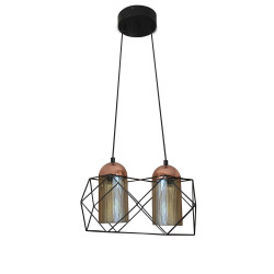 Modi Lighting Ciftli Kafes Modern Sarkit Avize Mod-Av-4412-2bsy Modi Lighting Ciftli Kafes Modern Sarkit Avize Mod-Av-4412-2bsy