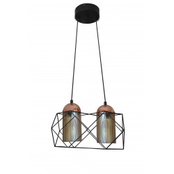 Modi Lighting Ciftli Kafes Modern Sarkit Avize Mod-Av-4412-2bsy