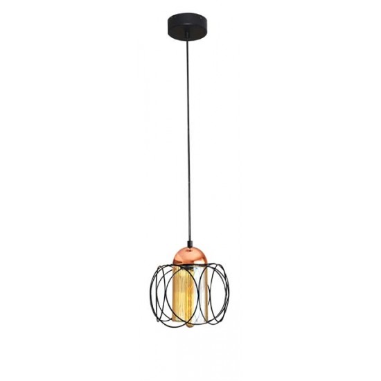 Modi Lighting Tekli Camlı Modern Sarkit Avize Mod-Av-4411-1bsy