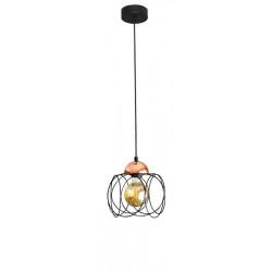 Modi Lighting Tekli Modern Siyah Bakir Sarkit Avize Mod-Av-4410-1bsy