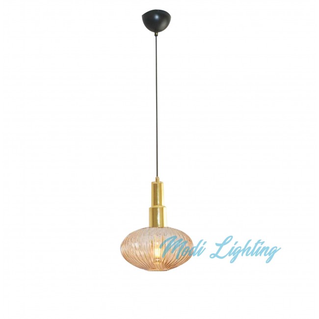 Modi Lighting Tekli Modern Avize Büyük Camlı  Mod-Av-4449-1bal-Mid