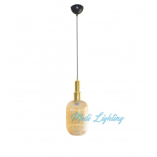 Modi Lighting Tekli Modern Avize Büyük Camlı  Mod-Av-4449-1bal-Small