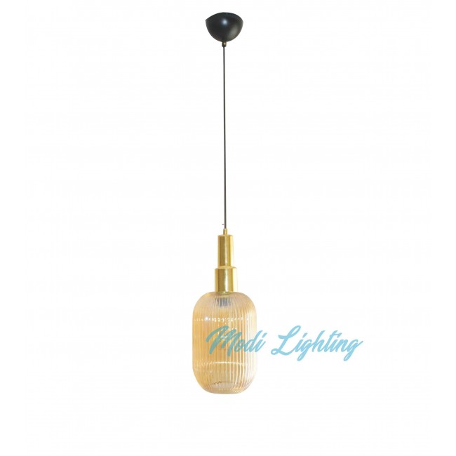 Modi Lighting Tekli Modern Avize Büyük Camlı  Mod-Av-4449-1bal-Small