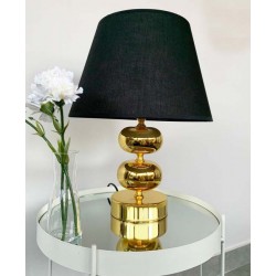 Modi Lighting 2 Toplu Siyah Şapkalı Gold Masa Lambası MD-CLK019-GD