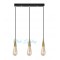 Modi Lighting 3'lü Eskitme Damla Sarkıt Avize Mod-Av-4481-3sbe