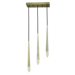 Modi Lighting 3'lü Konik Borulu Sıralı Sarkıt Modern Avize Mod-Av- 4401-3ey Modi Lighting 3'lü Konik Borulu Sıralı Sarkıt Modern Avize Mod-Av- 4401-3ey
