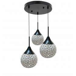 Modi Lighting 3'lü Modern Siyah Beyaz Sarkıt Avize Mod-Av-44503-3bs