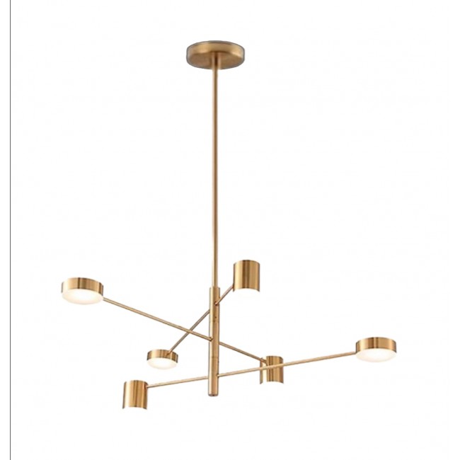 Modi Lighting 6'lı Eskitme Modern Avize Mod-Av-4491-6e-LED Modi Lighting 6'lı Eskitme Modern Avize Mod-Av-4491-6e-LED