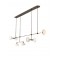 Modi Lighting 6'lı Siyah Modern Avize Mod-Av-4488 7bsy