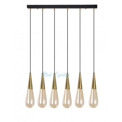 Modi Lighting Altılı Eskitme Damla Sarkıt Avize Mod-Av-4481-6se