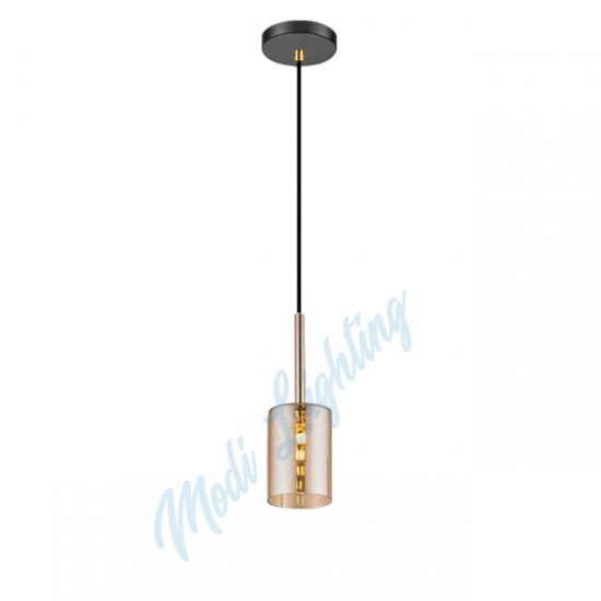 Modi Lighting Bal Camlı Tekli Sarkıt Avize Mod-Av-4443-1bbs