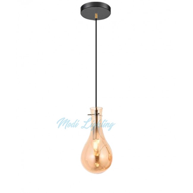 Modi Lighting Bal Camlı Tekli Sarkıt Avize Mod-Av-4459-1bs