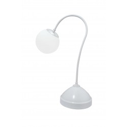 Modi Lighting Beyaz Camlı Masa Lambası Mod-Ml-4448-Bby