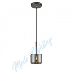 Modi Lighting Füme Camlı Tekli Sarkıt Avize Mod-Av-4443-1fas