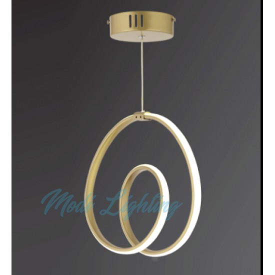 Modi Lighting İçe Burgulu Sorfi Çember Eskitme Led Avize Md50