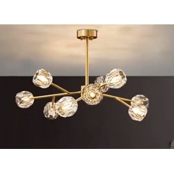 Modi Lighting Kristalli G9 Modern Ağaç Avize Mod-Ap-4503-9e