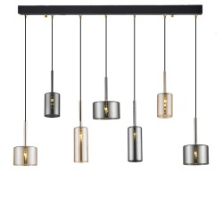 Modi Lighting 7'li Mixed Camlı Sarkıt Avize Mod-Av-4443-7mixfy