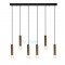 Modi Lighting Siyah Eskitme 6'li Sarkıt Avize Mod-Av-4468-6ys