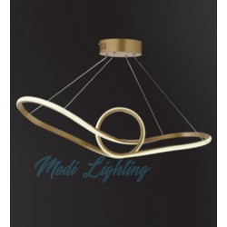 Modi Lighting Tek Çember Geçmeli Eskitme İç Led Avize Md19