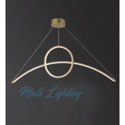 Modi Lighting Tek Çember Yayi Eskitme Led Avize Md21