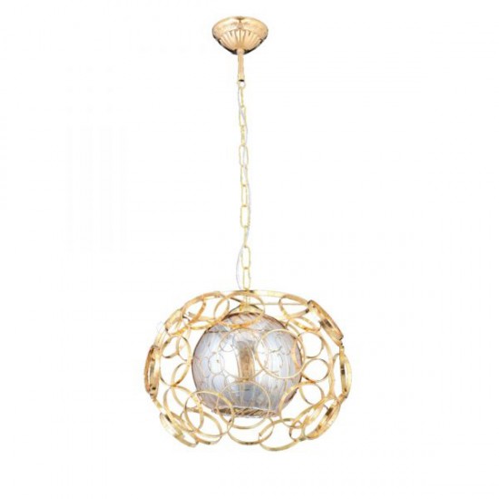 Modi Lighting Tekli Halka Gold Avize 35cm Mod-CKR-0053