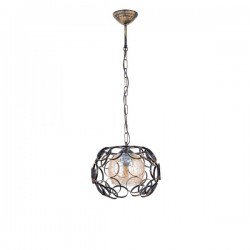 Modi Lighting Tekli Halka Siyah Avize 25cm Mod-CKR-0048