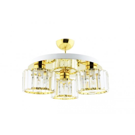 Modi Lighting Venus 3’lü Gold Plafonyer Avize Mod-CKR-0097