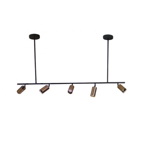 Modi Lighting 5li Eskitme Boyalı Gu10 Spot Sarkıt Avize Mod-Ar-4683-5es-Sar