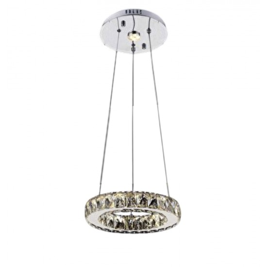 Modi Lighting 25cm Krom Halka LED Avize Mod-Av-4722-1k-Hlka