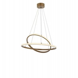 Modi Lighting 2li 40cm 50cm Eskitme Boyalı Halka Led Avize Mod-Av-4721-2eb-Hlka
