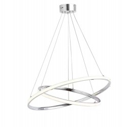 Modi Lighting 2li 40cm 50cm Krom Halka Led Avize Mod-Av-4721-2k-Hlka