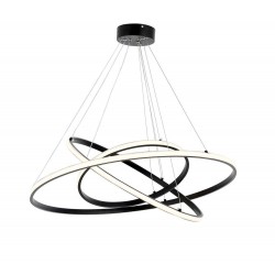 Modi Lighting 3lü 30cm 40cm 50cm Siyah Halka Led Avize Mod-Av-4721-3bsy-Hlka