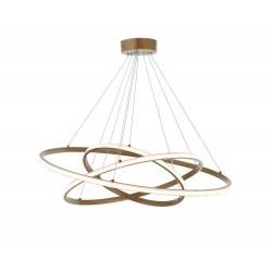 Modi Lighting 3lü 30cm 40cm 50cm Siyah Halka Led Avize Mod-Av-4721-3eb-Hlka