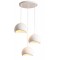 Modi Lighting 3lü Beyaz Beton Dokulu İskandinav Sarkıt Avize Mod-Av-4695-3byz