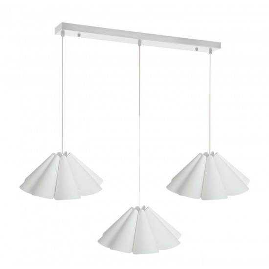 Modi Lighting 3lü Beyaz Boyalı Sirali Sarkıt Avize Mod-Av-4701-3byz-Sirali