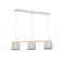 Modi Lighting 3lü Beyaz Boyalı Sirali Sarkıt Avize Mod-Av-4717-Byz-Sirali