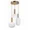 Modi Lighting 3lü Beyaz Çizgi Dokulü İskandinav Sarkıt Avize Mod-AV-4730 -BYZ-ABC
